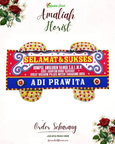 Karangan Bunga Ucapan Selamat di Cicadas